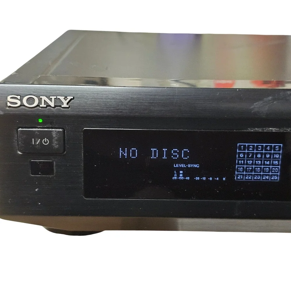 Sony MDS-JE320 MiniDisc Deck Player Recorder Wide Bit Stream Vintage 1998 Black
